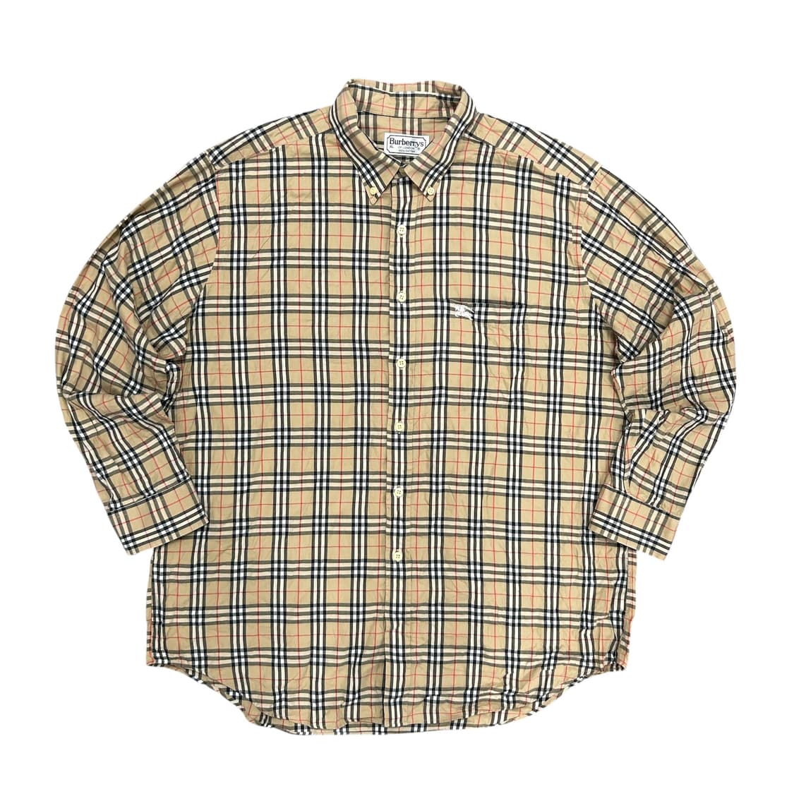 버버리 노바체크 기마로고 셔츠(XL) 상품이미지1