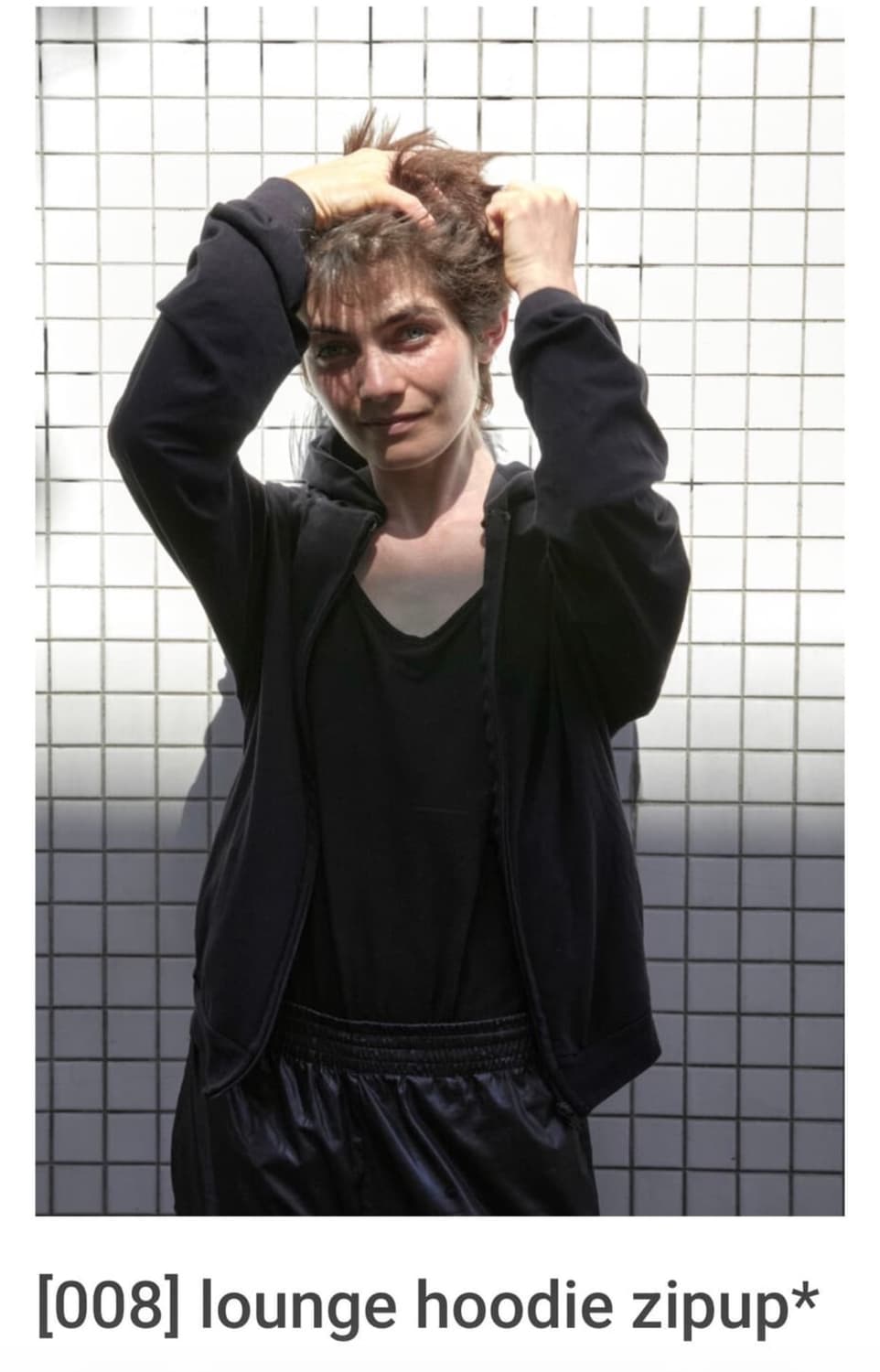 [3] 머듈 라운지 후드집업 블랙 상품이미지1