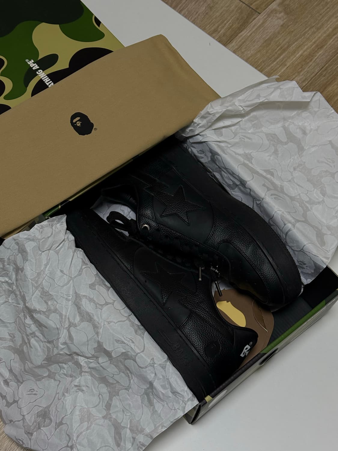 Bape Sta Triple black 290 / 베이프스타 올블랙 상품이미지1
