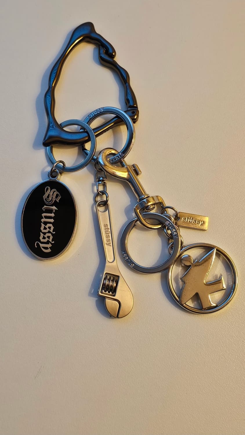 스투시 키링 (렌치, 오발, 서프맨) + 해칭룸 카라비너 상품이미지1