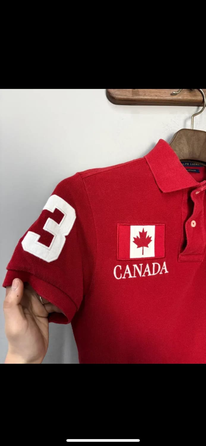 폴로랄프로렌 캐나다 빅포니 레드 폴로 셔츠 H2409 상품이미지4