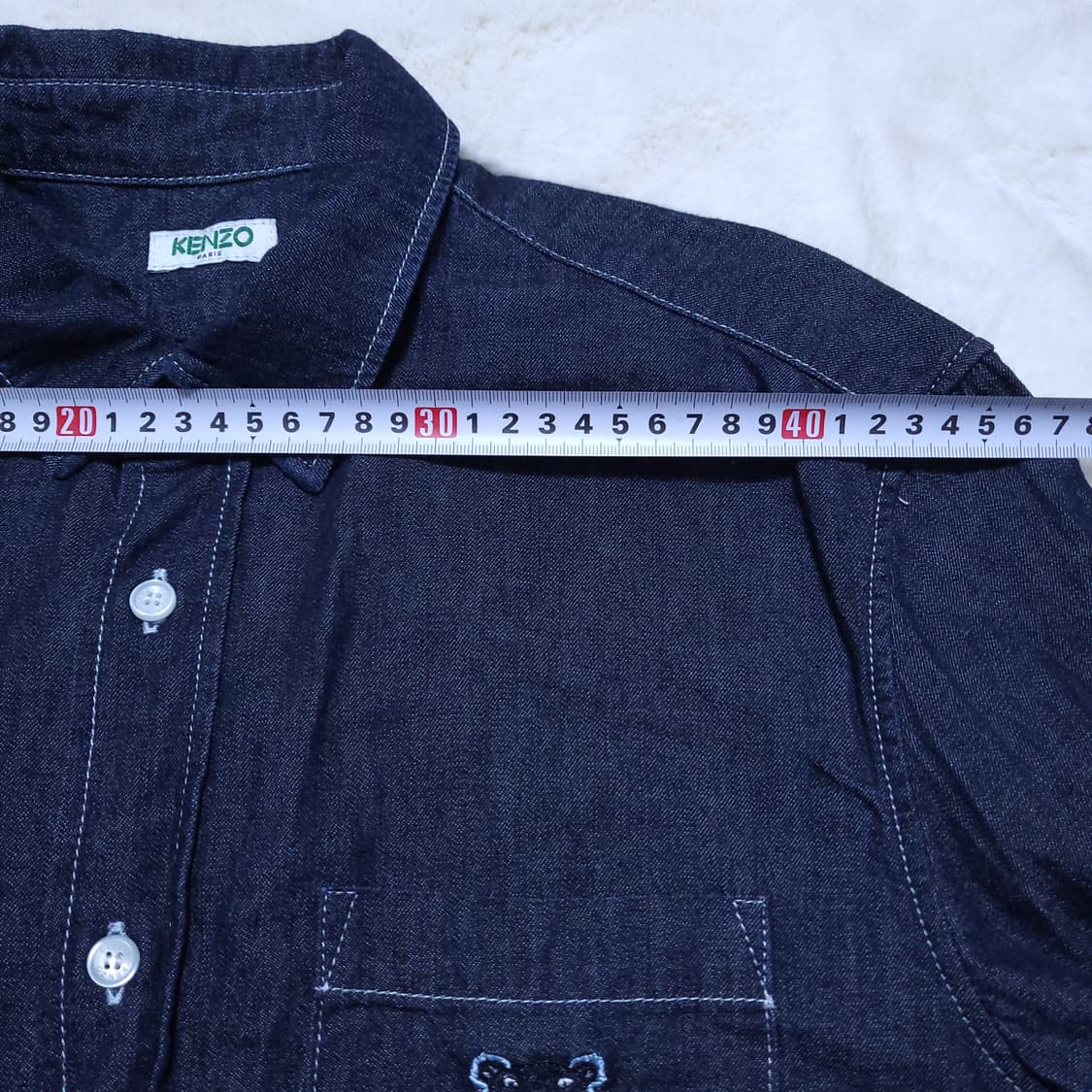 겐조 남성 데님셔츠 M 0404  뽀샤샤 상품이미지3