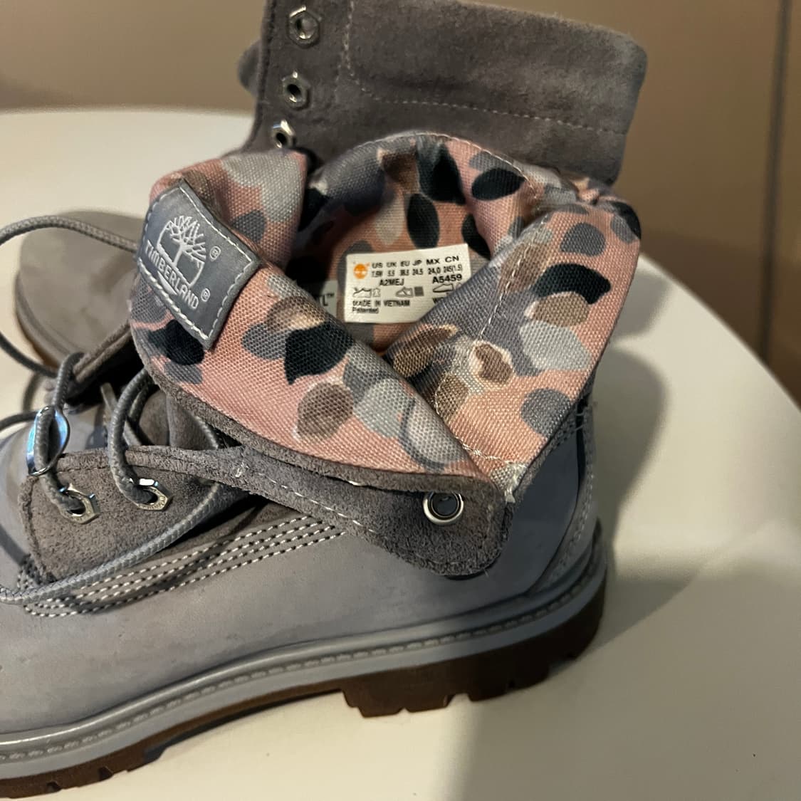 팀버랜드 롤탑 라이트 그레이 부츠 상품이미지7