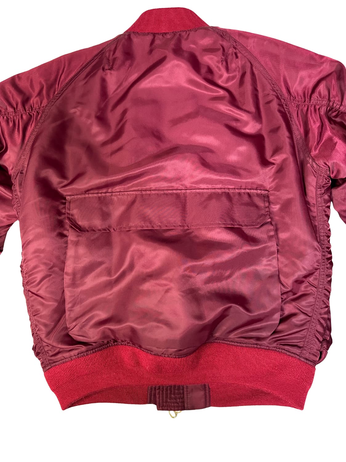 BAL ORIGINAL 마원 ma-1 유틸리티 항공점퍼 ma1 버건디 L 상품이미지10