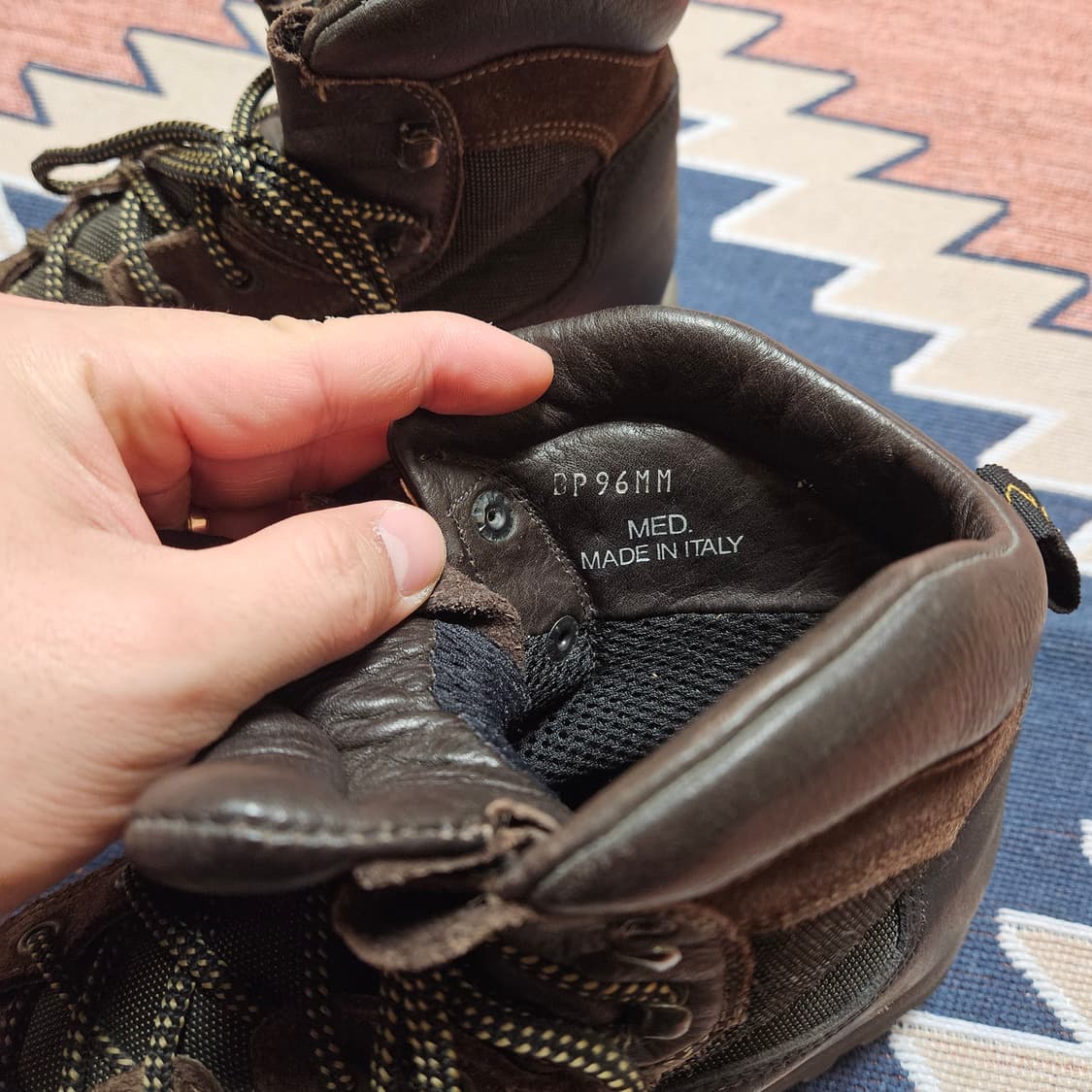 90s 엘엘빈 비브람 하이킹 부츠 / Made in ITALY 상품이미지7