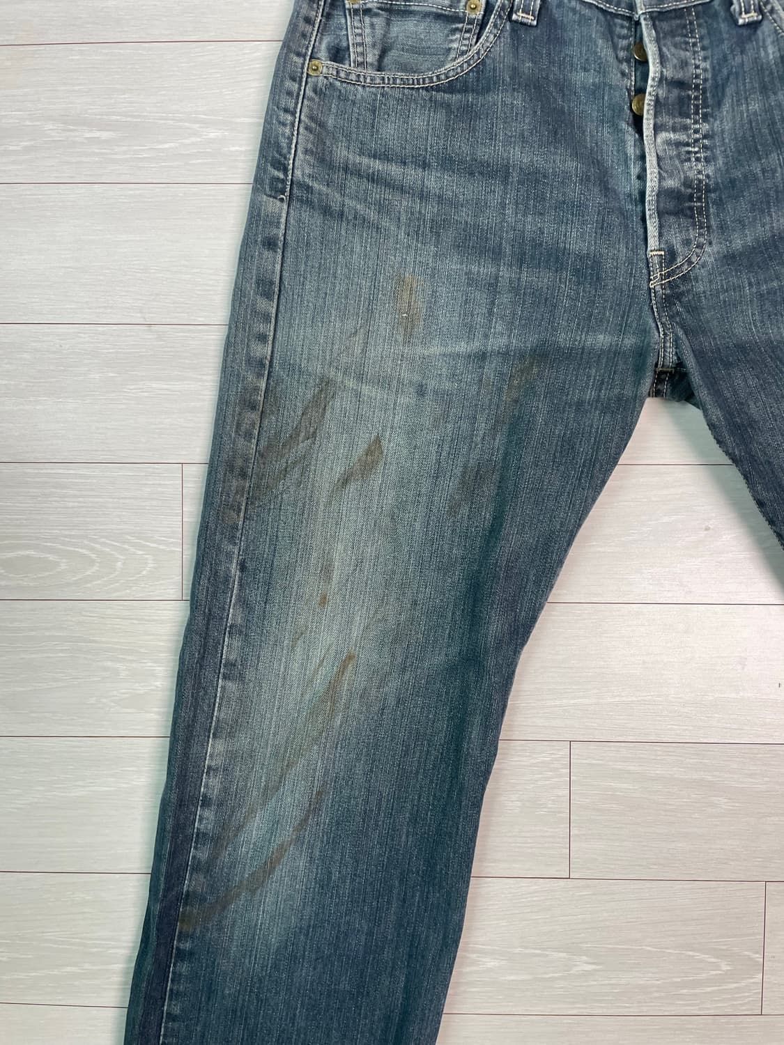 리바이스 501 인디고 데님 팬츠 상품이미지3