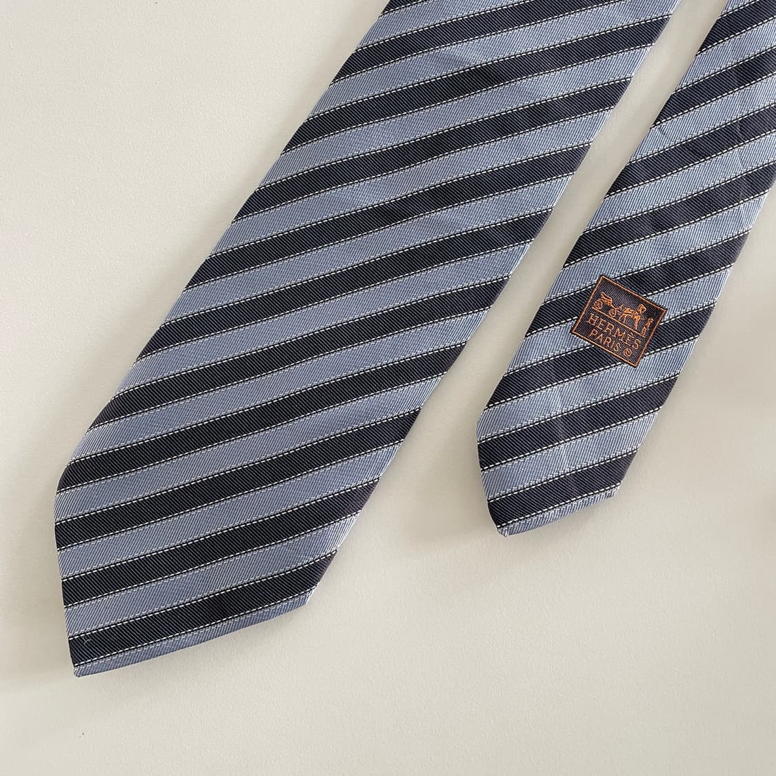 에르메스 스트라이프 넥타이 상품이미지2
