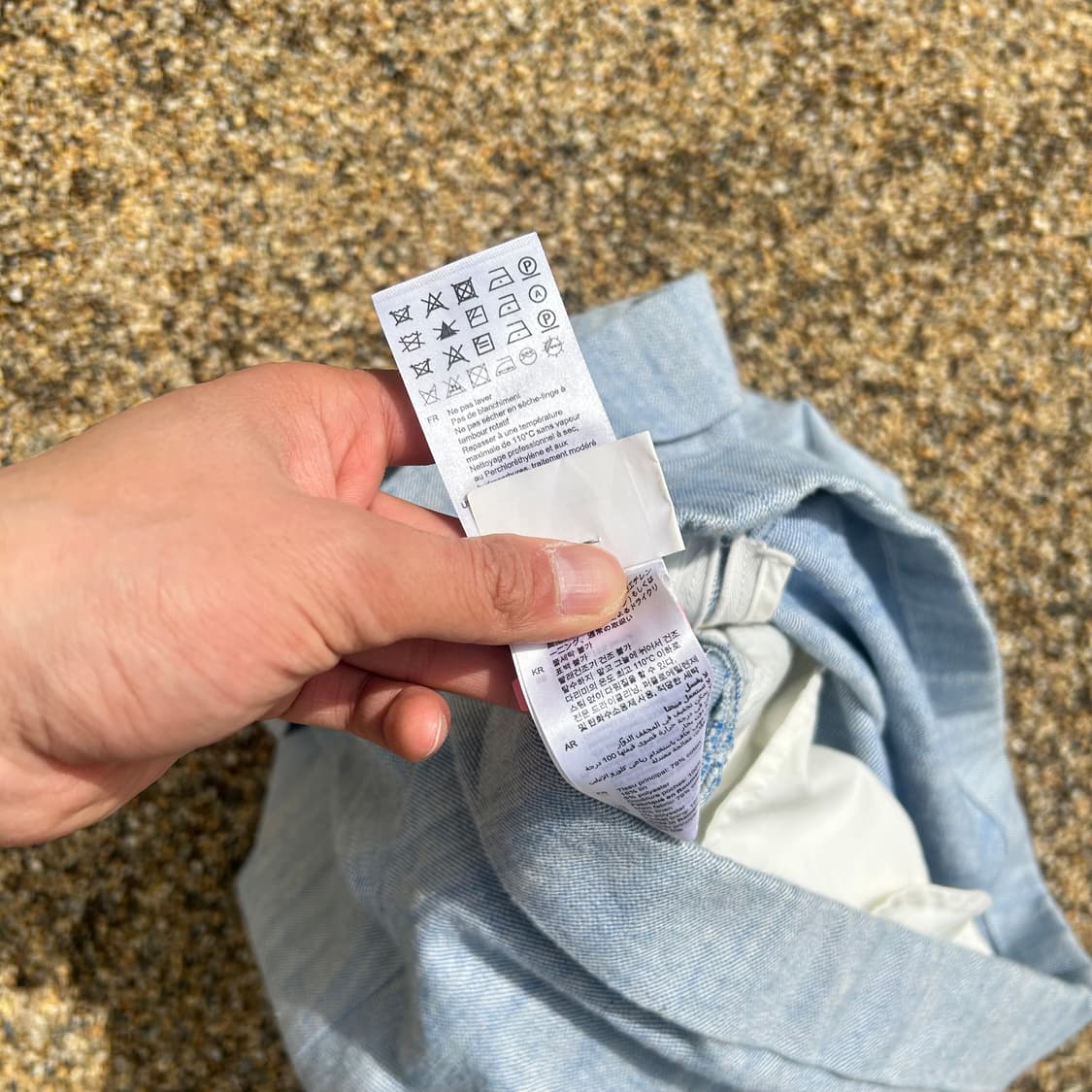 산드로(Sandro)연청 데님 점프수트 자켓 상품이미지6