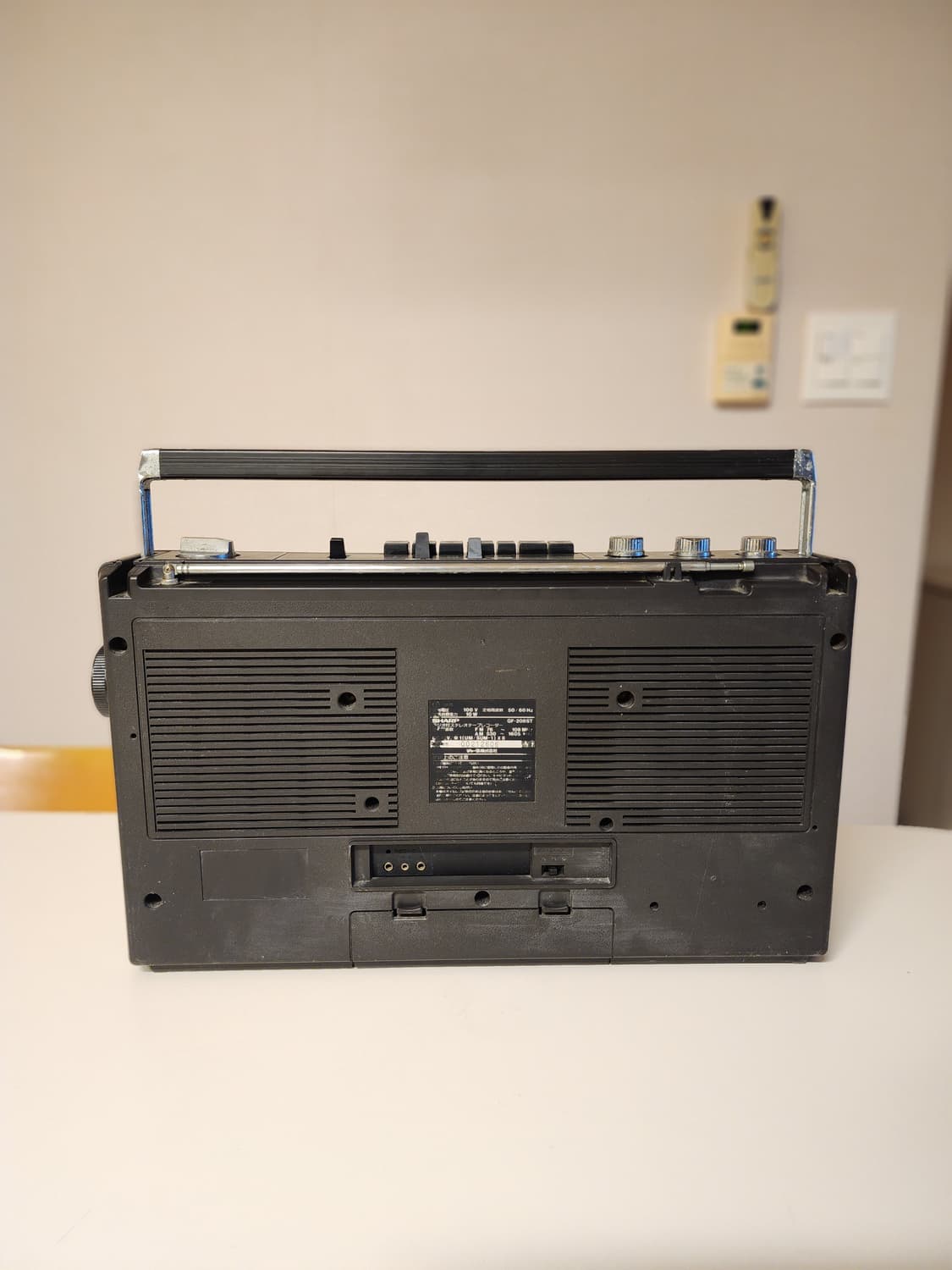 70년대 일본 샤프 빈티지 카세트 플레이어 GF-208ST  상품이미지5