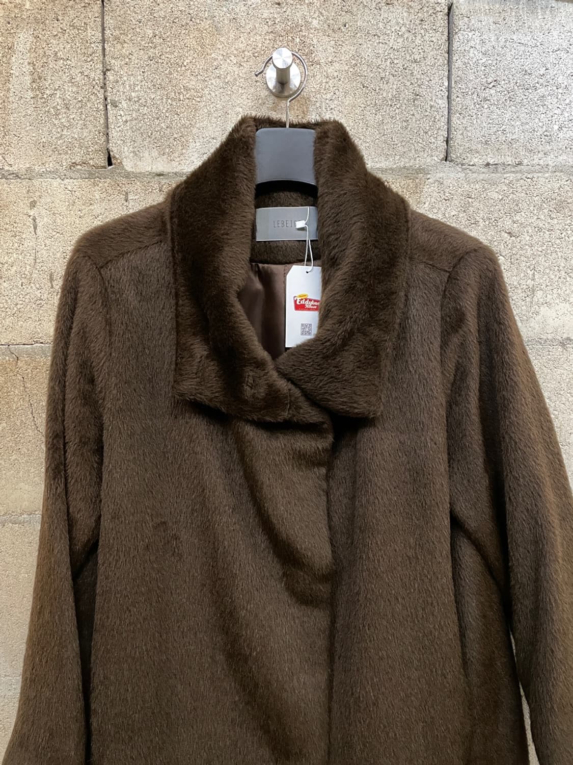 르베이지 알파카 코트 상품이미지2