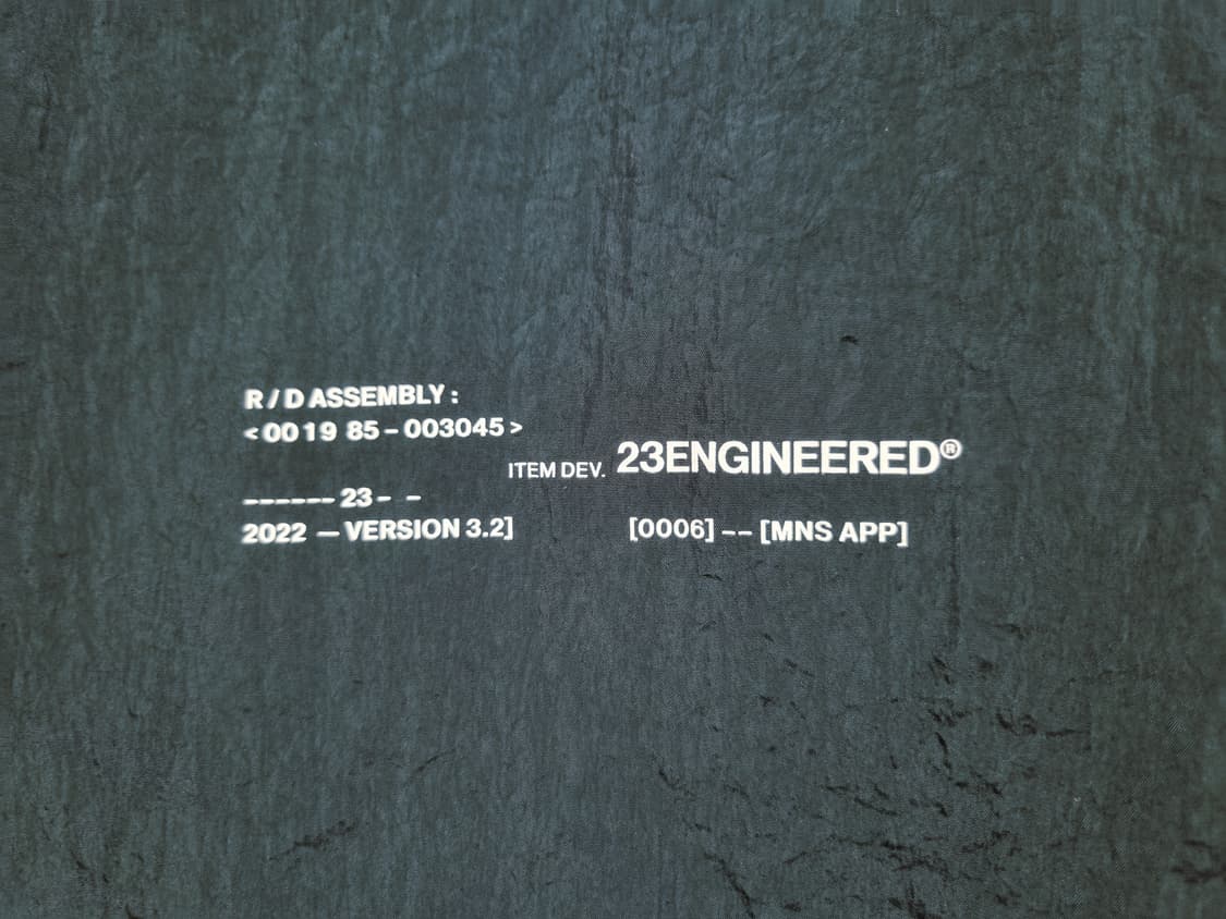 남성 2022 나이키 조던 23 엔지니어드 우븐 바람막이 자켓 트레이닝복 상품이미지10