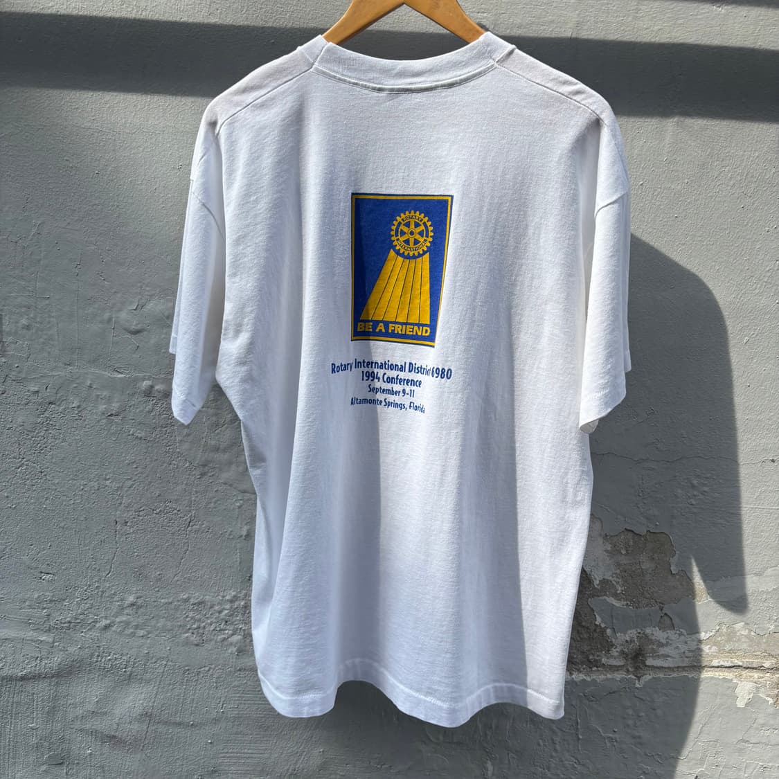 (Xl) 90‘s USA 푸르츠오브더룸 1994 로터리 콘퍼런스 티 상품이미지5