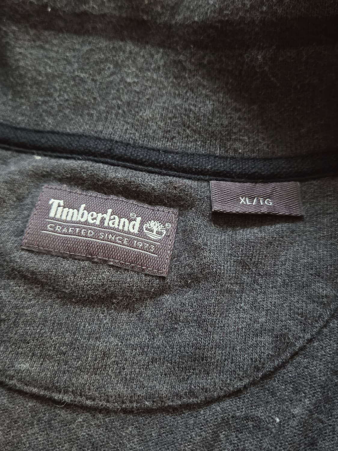 팀버랜드 남성 반집업 스웻셔츠 맨투맨 XL 차콜 상품이미지3