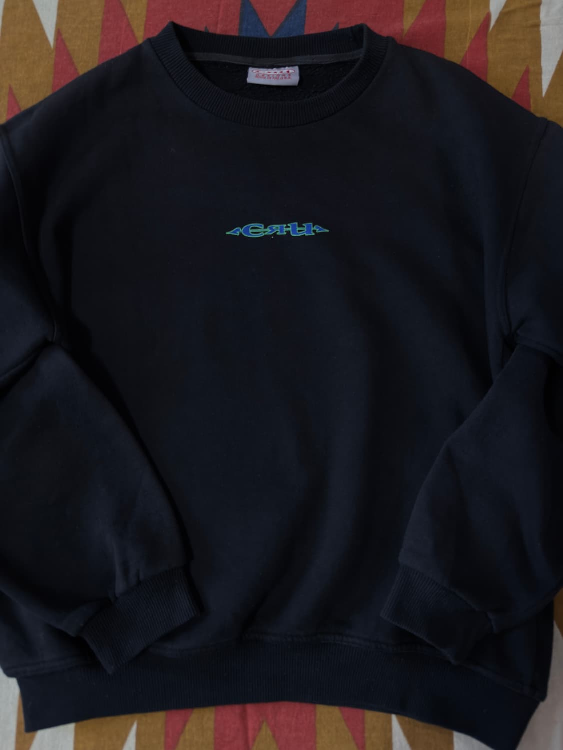 90s USA CRU logo Sweatshirt 상품이미지3