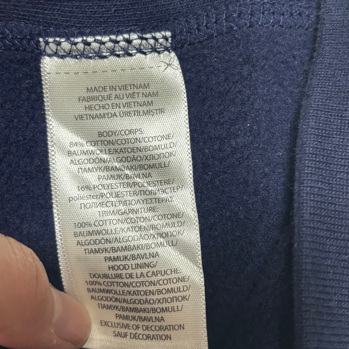 M 폴로랄프로렌 네이비 후드집업 상품이미지5