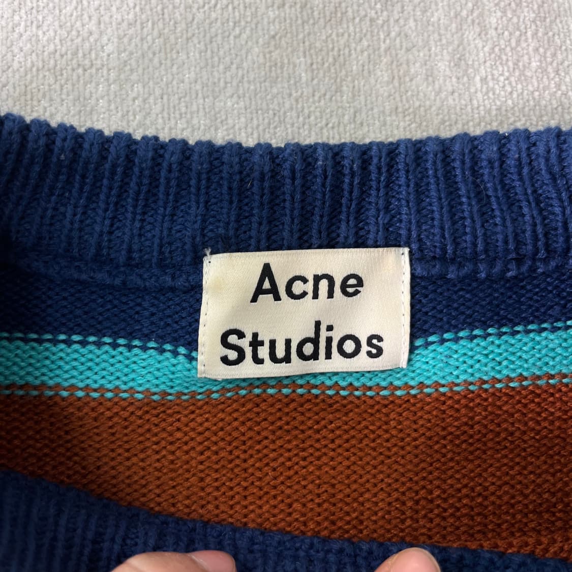 100 아크네 스튜디오 니마 페이스로고 스프라이트 니트 상품이미지4