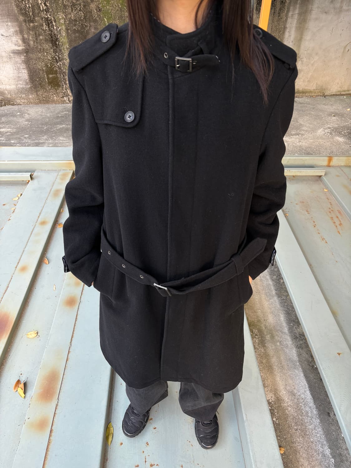 버버리 블랙라벨 울 코트 상품이미지10