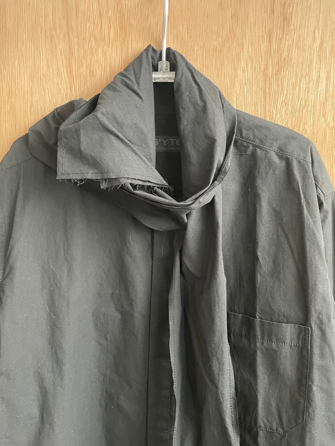 요지야마모토 syte 스카프 셔츠 상품이미지8