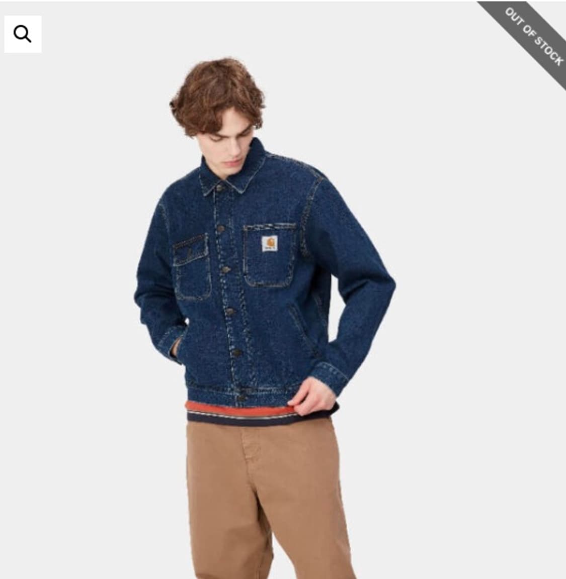 칼하트 윕 wip 데님 청 자켓 M 상품이미지3