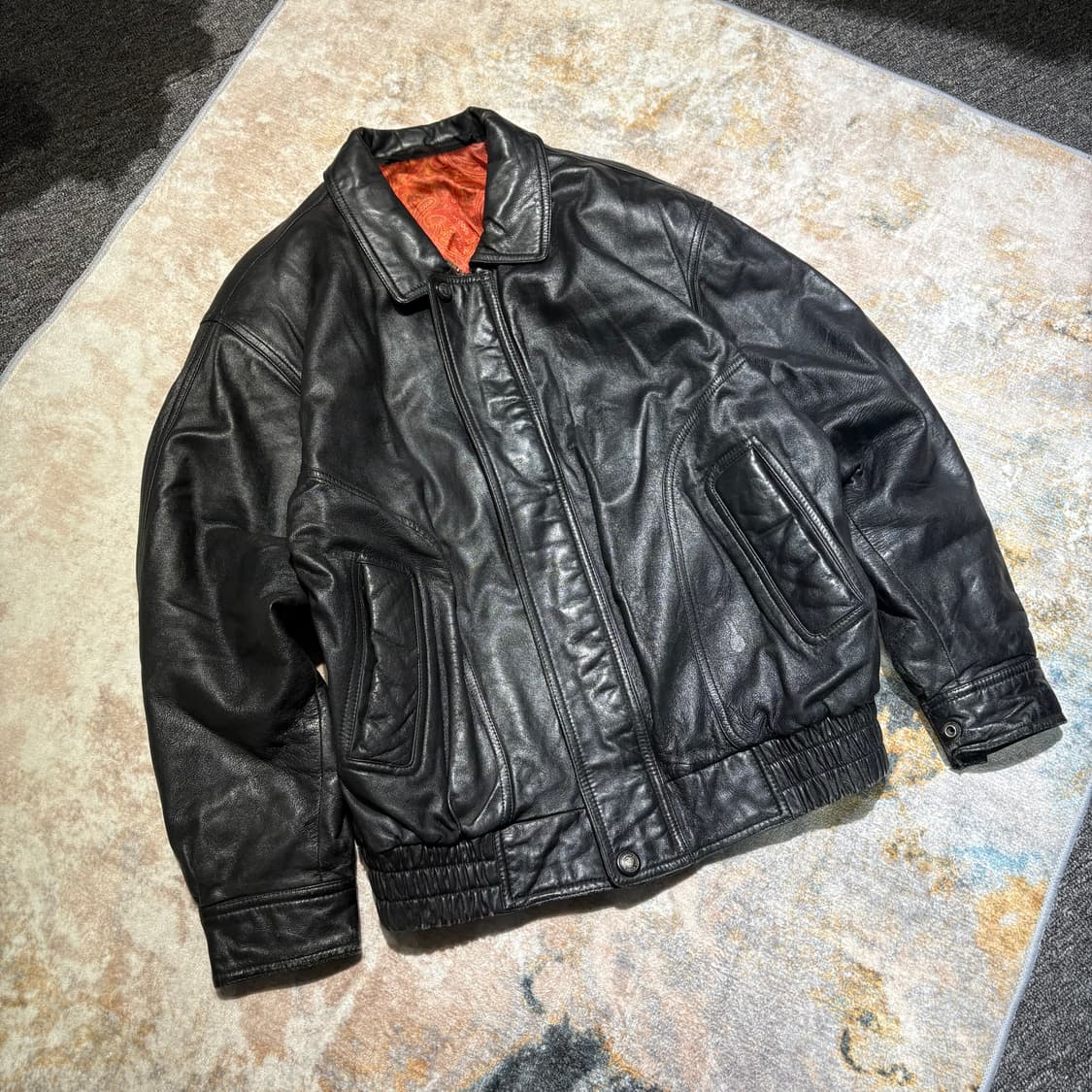 빈티지A-1 양가죽 리얼레더자켓 상품이미지1