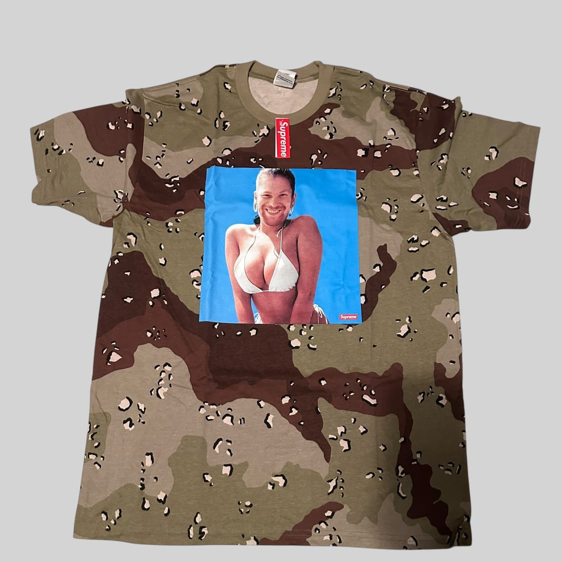 슈프림 x 에이펙스 트윈 윈도우리커 카모 티셔츠 L 상품이미지1