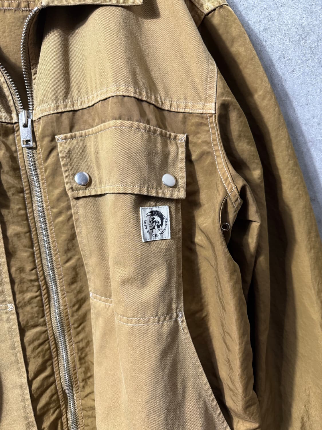 디젤 스티치 디테일 워크자켓 상품이미지5