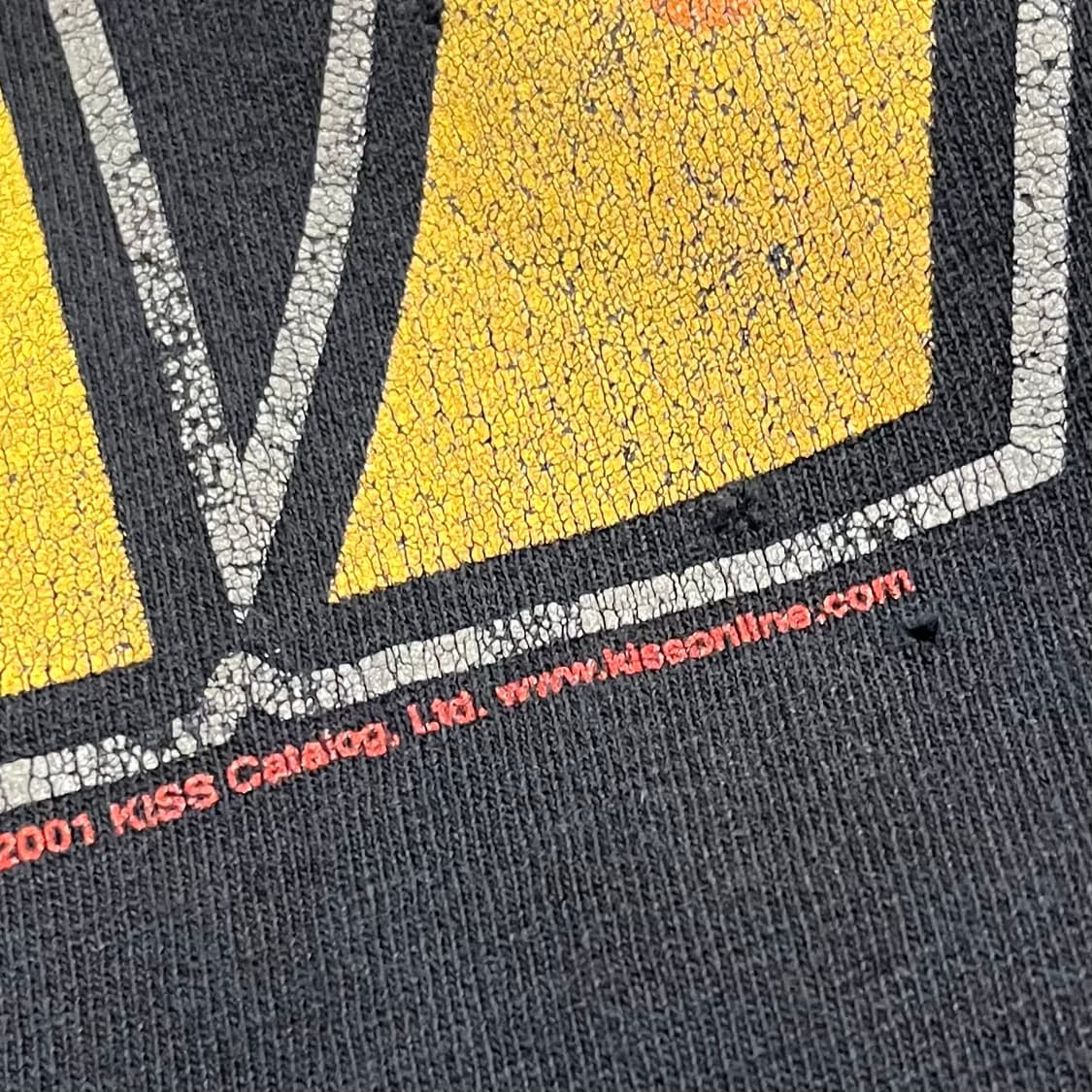 2001 Kiss 플레임 로고 벤드티 (95) 상품이미지3