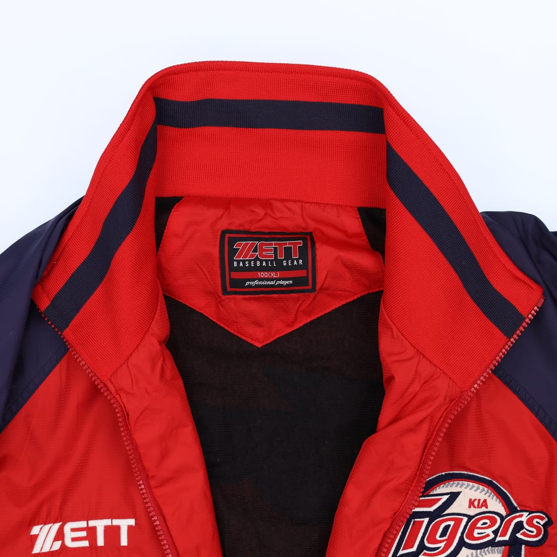 [XL] 기아 타이거즈 올드 자수 춘추 바람막이 야구 점퍼 N6991 상품이미지6