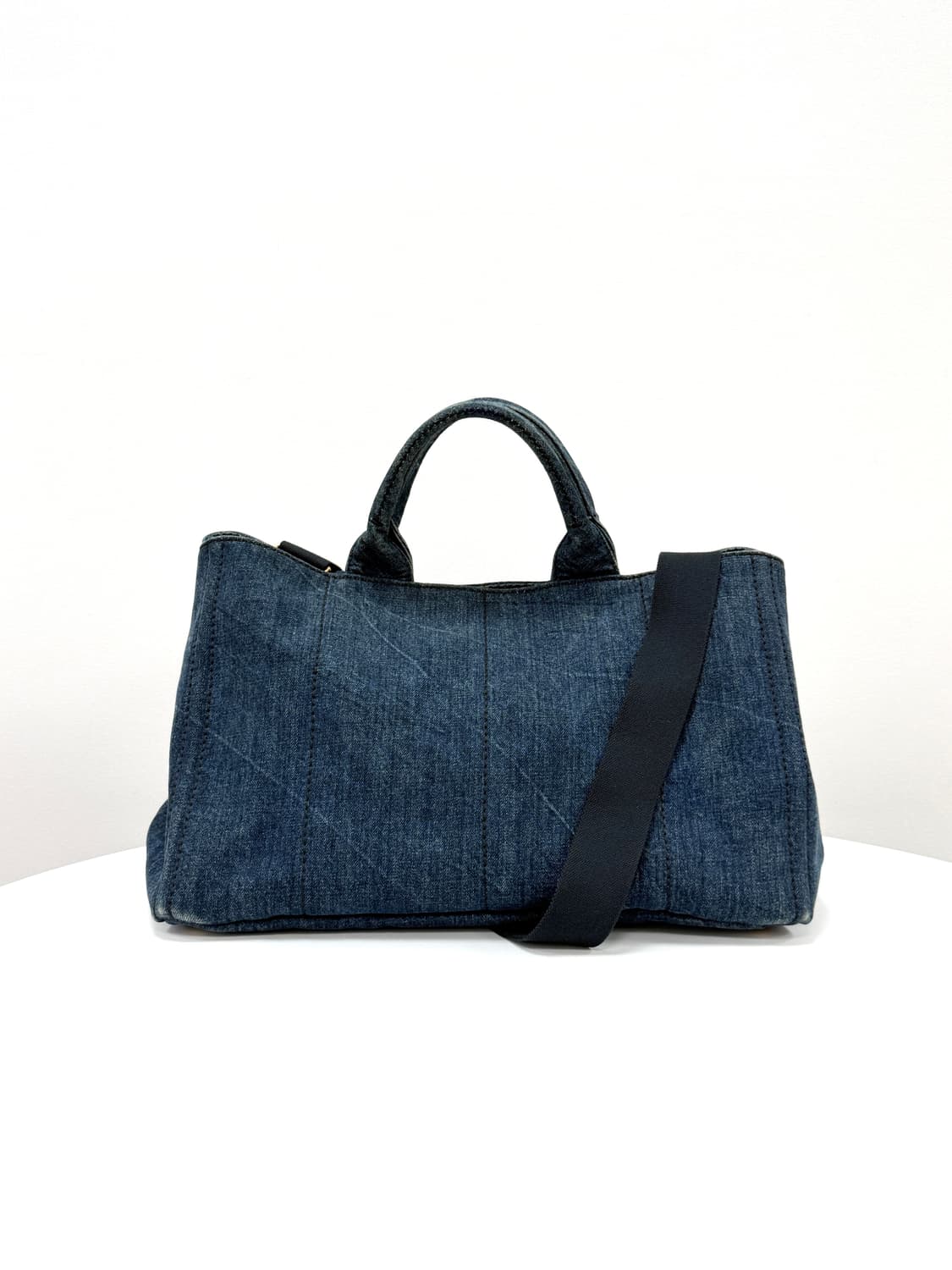 프라다 2-WAY 데님 카나파 라지 상품이미지4