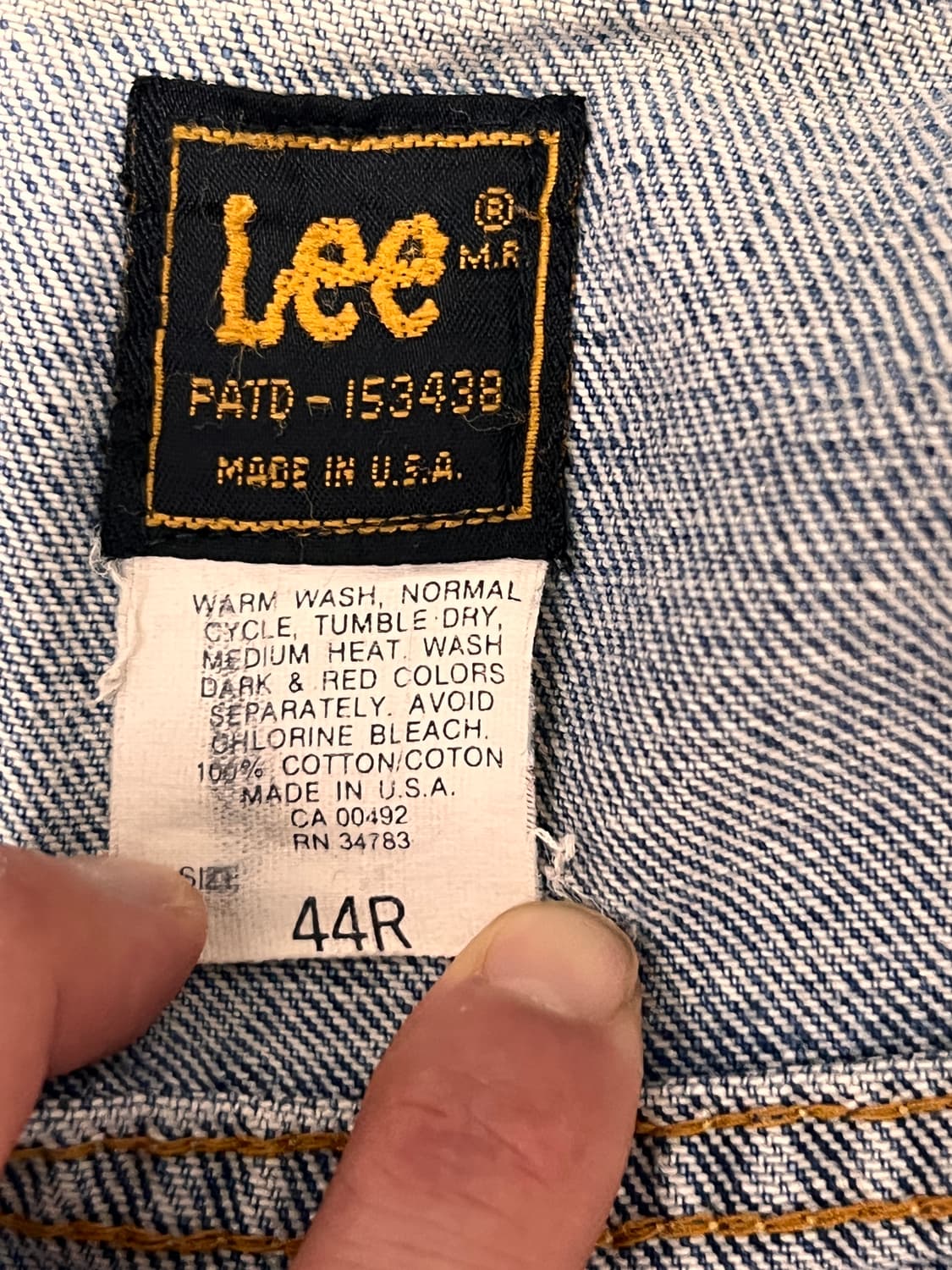 70s Lee 리 101j 데님자켓 100 상품이미지3