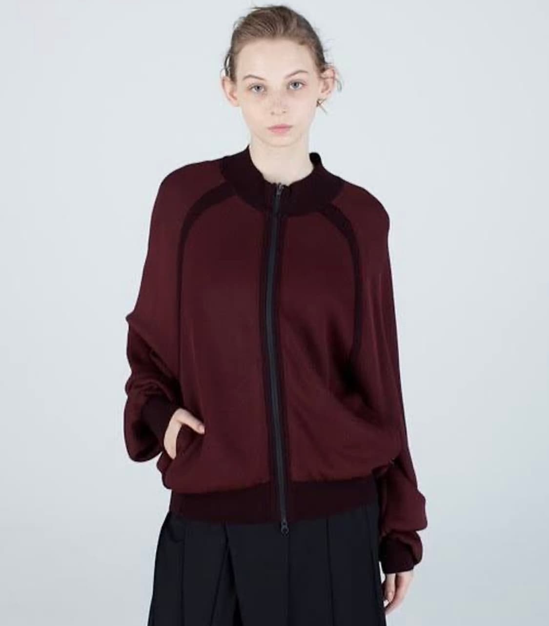 Y3 백로고 니트집업 M 상품이미지2