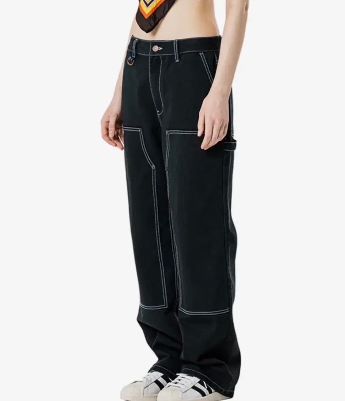 러닝하이 스티치 포인트 코튼 카펜터 팬츠 상품이미지1