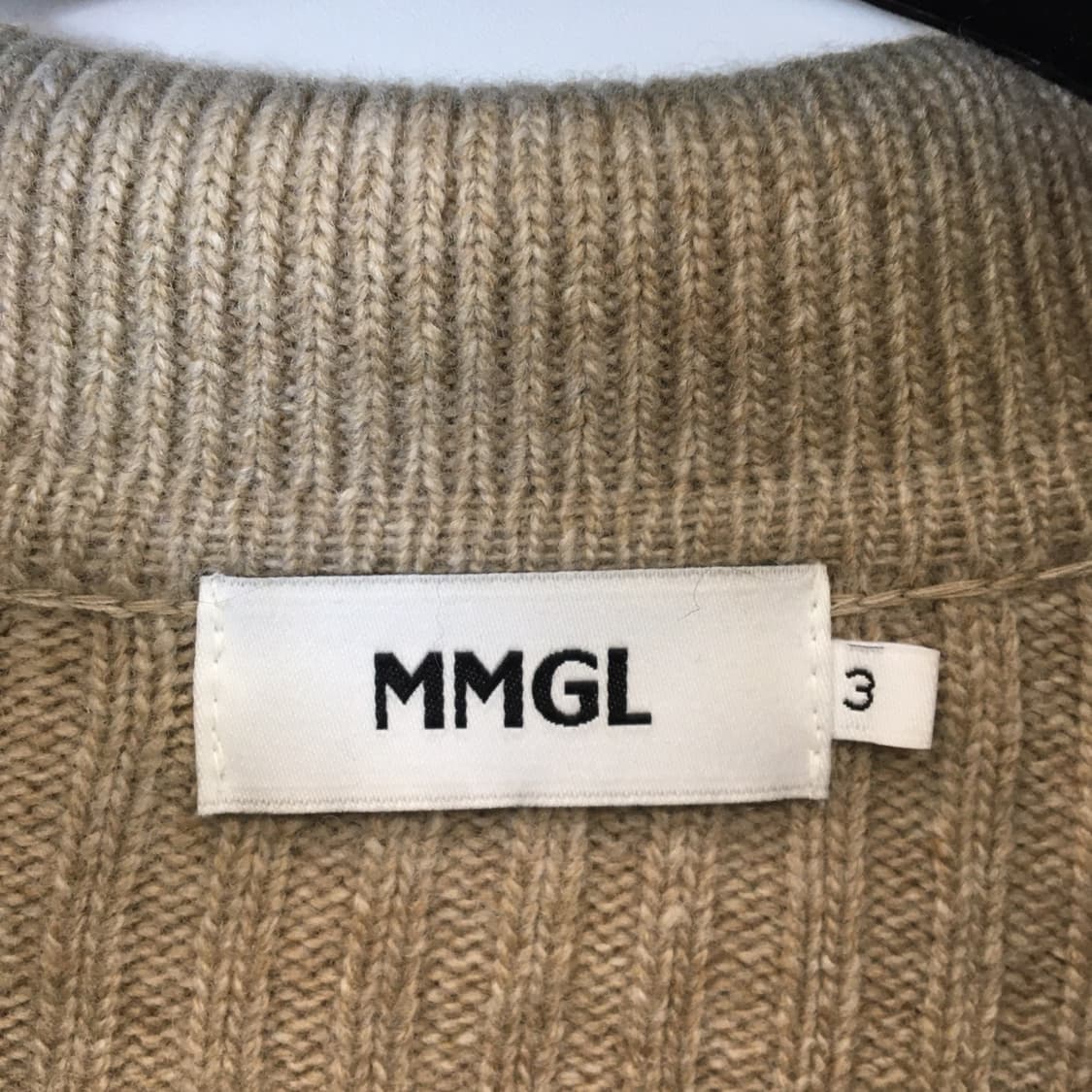 MMGL 엠엠지엘 캐시미어 오버 카라가디건 3  상품이미지5