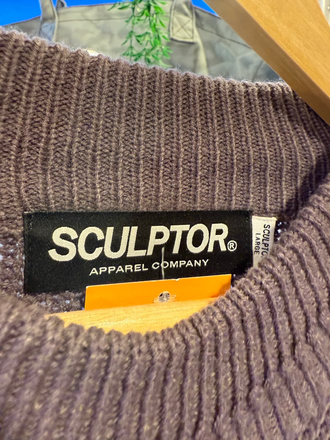 스컬프터 퍼플 니트 상품이미지2
