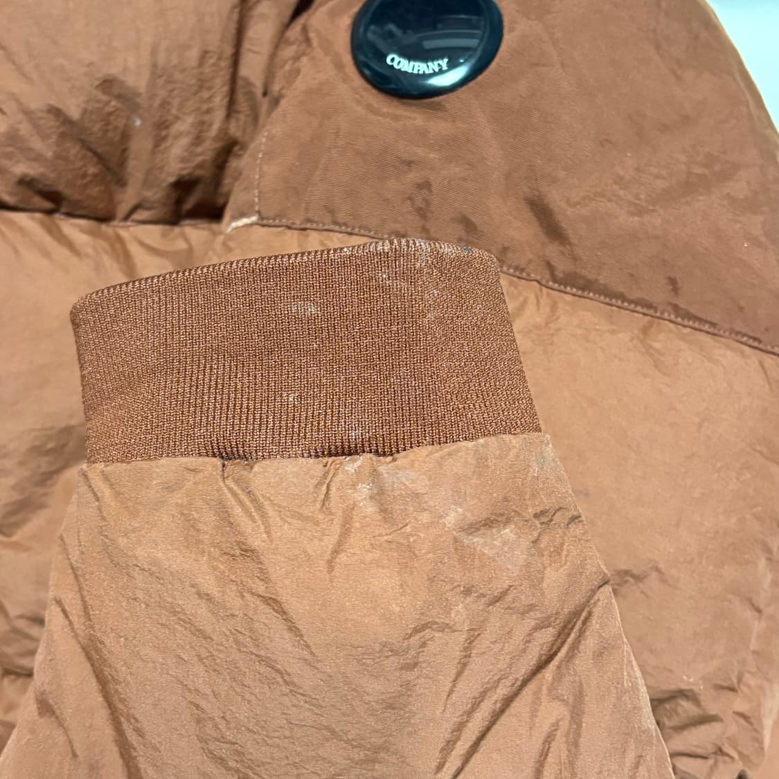 L C.P. 컴퍼니 번트 오렌지 테일론 L 다운 자켓 상품이미지8