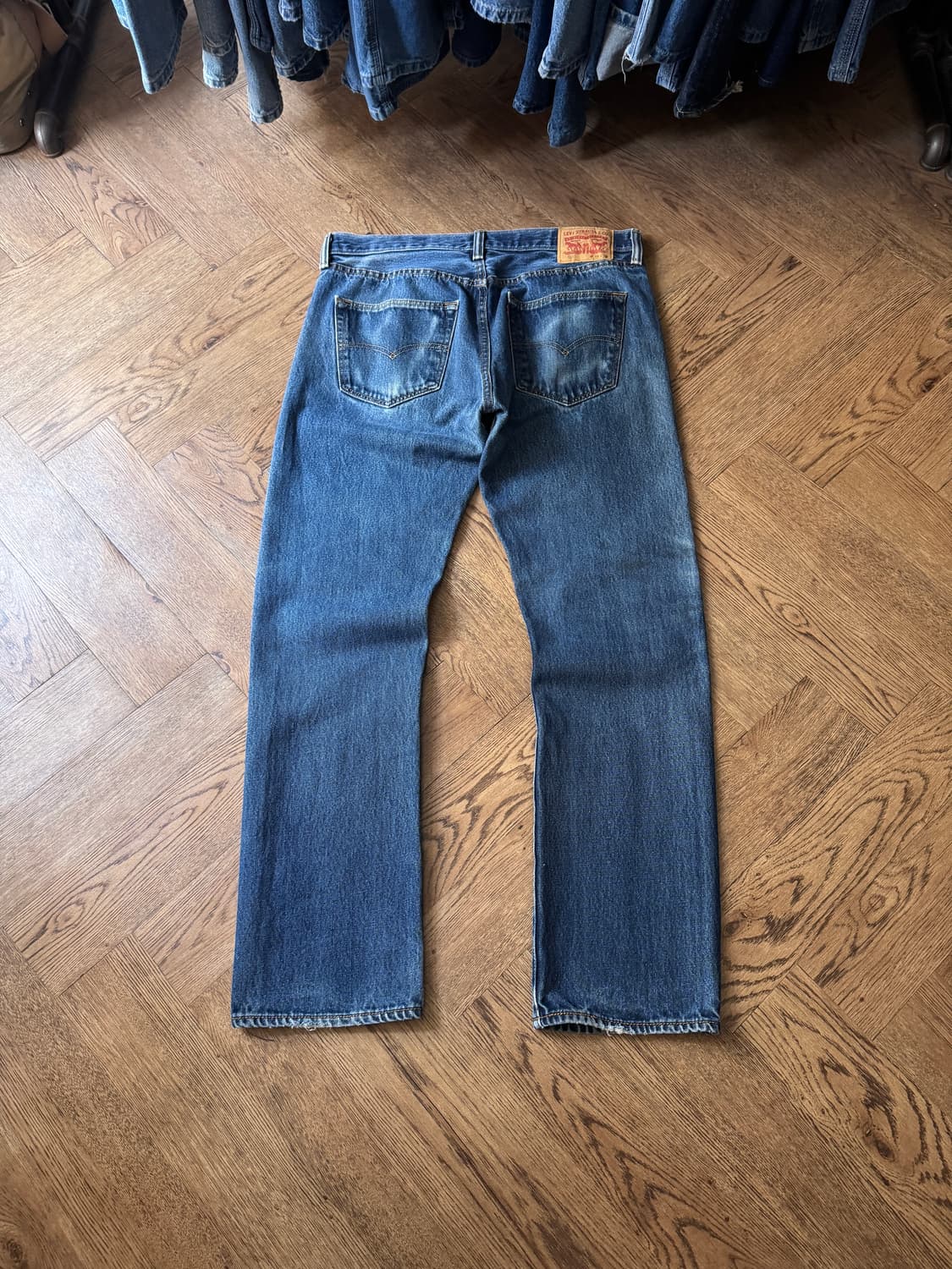 [34]리바이스 501 빈티지 페이딩 스트레이트 데님 팬츠 상품이미지2