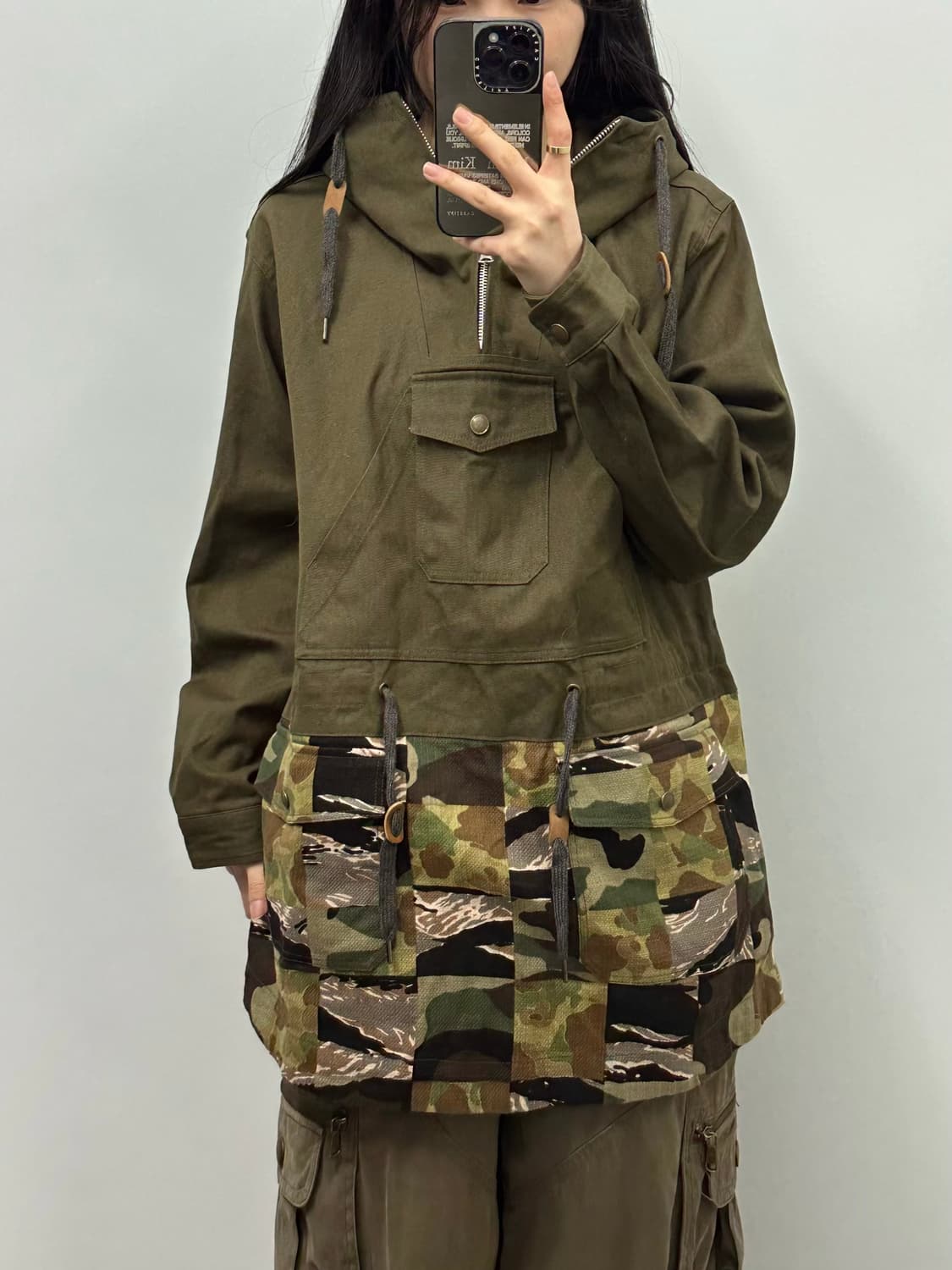 프리즘웍스 빈센트 올리브 아노락 파카 상품이미지1