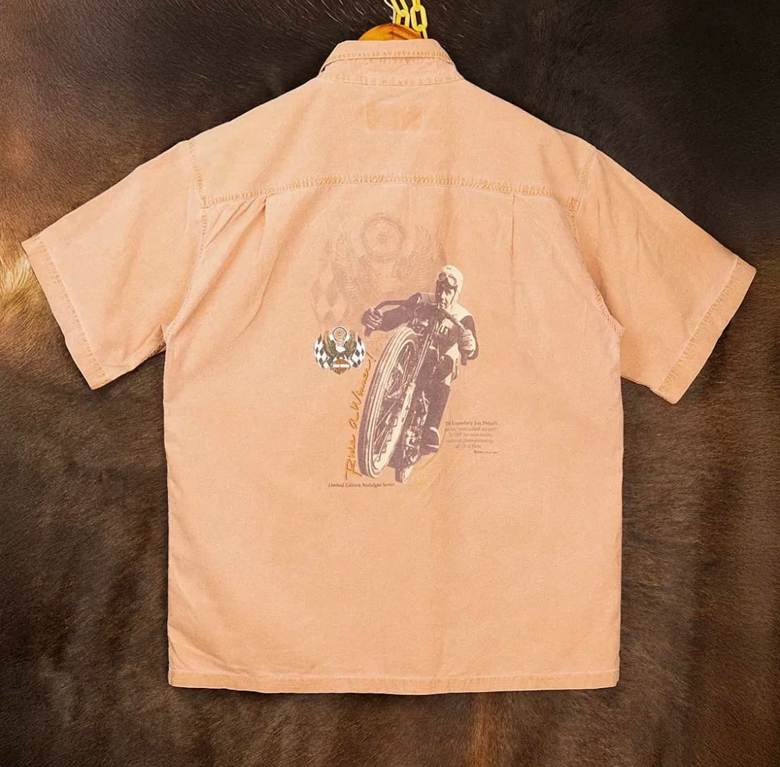 [L] 90s 할리데이비슨 반팔 셔츠 MT-1325 상품이미지4