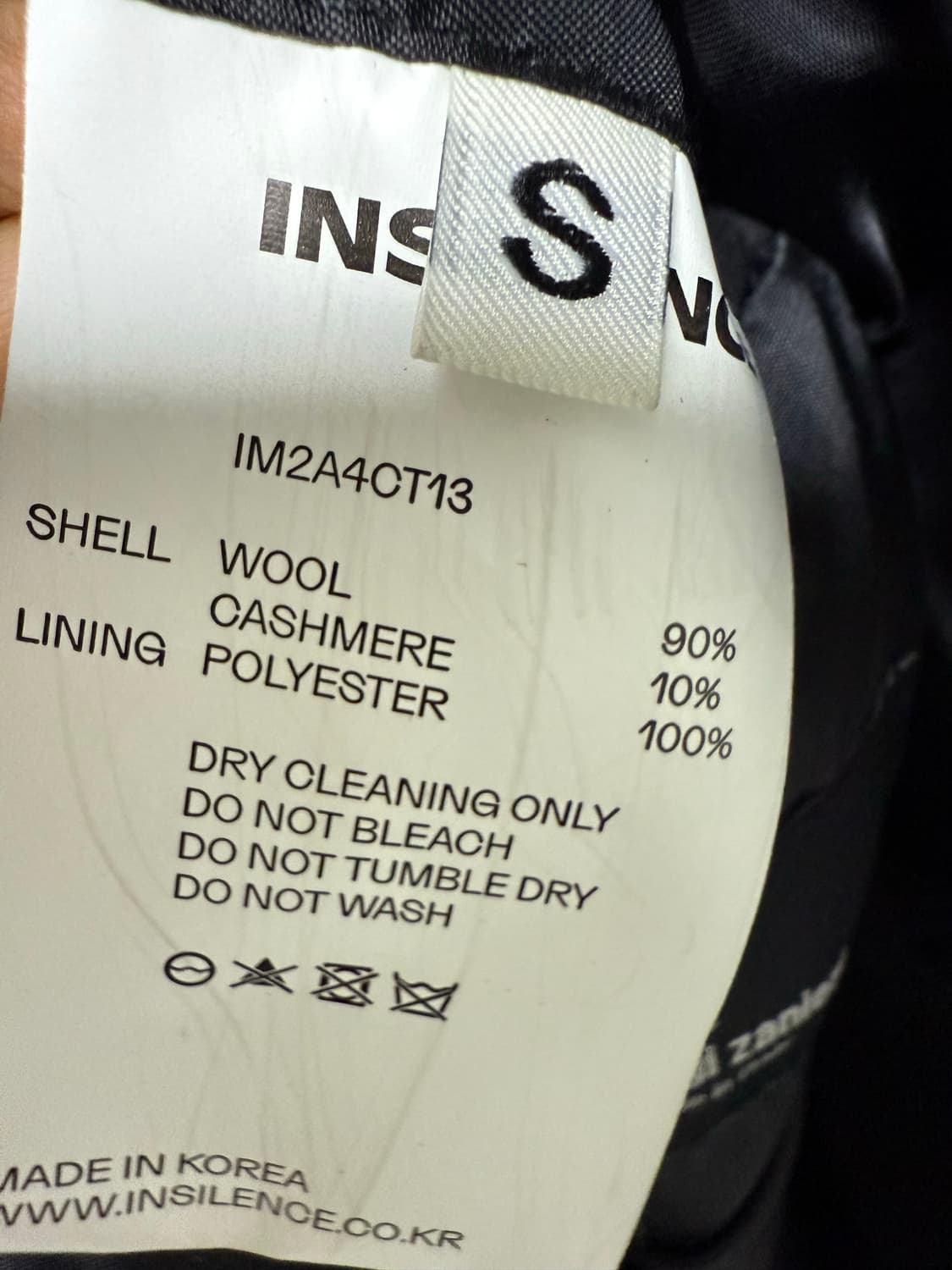 인사일런스 ZANIERI 캐시미어 더블 코트 상품이미지7