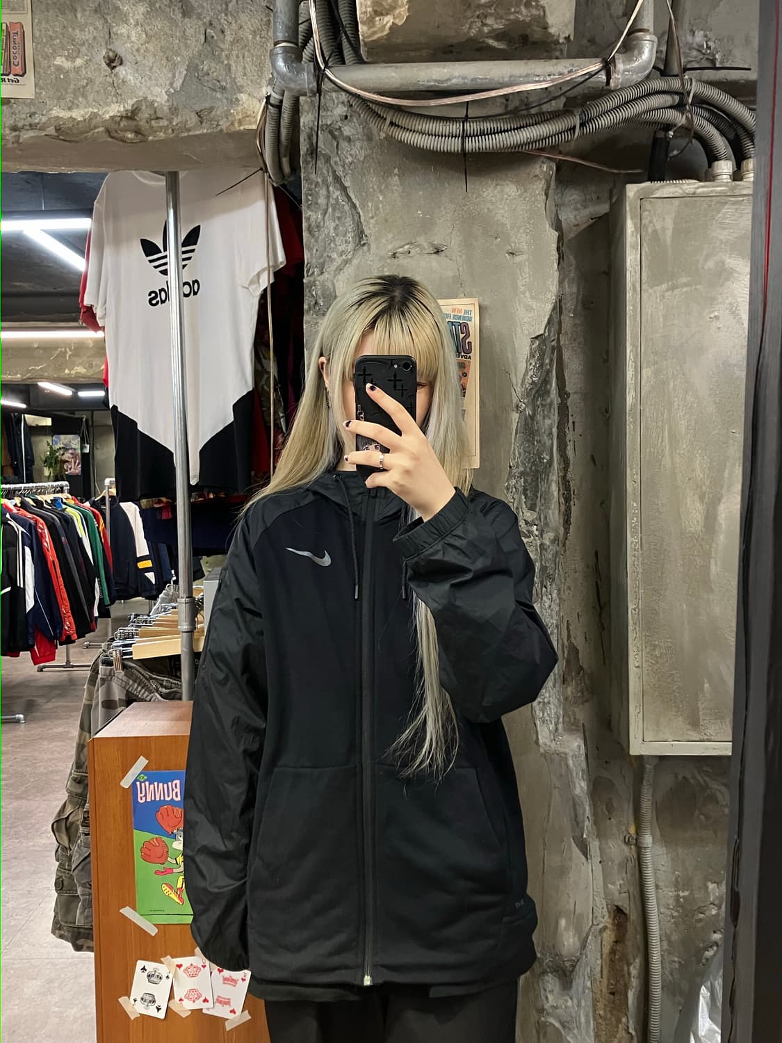나이키 점퍼 블랙 XL  #csz1039 상품이미지2