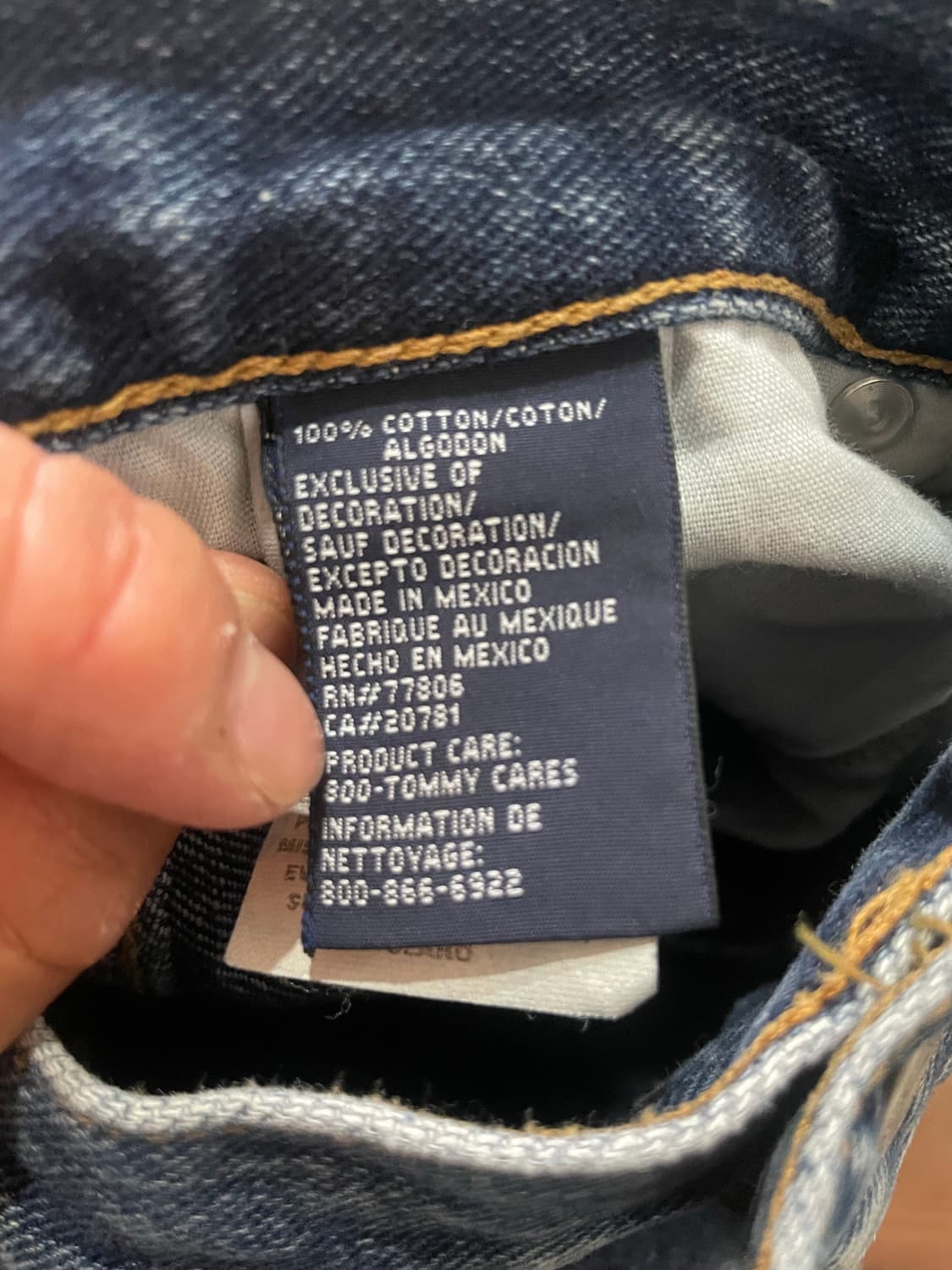 Tommy Hilfiger 데님 팬츠 34x30 상품이미지8
