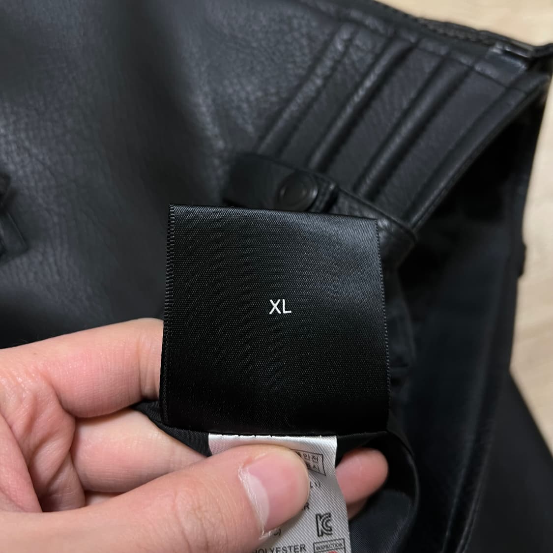 헤비스모커 더블 레더 라이더 가죽자켓 [블랙] XL/105 상품이미지5