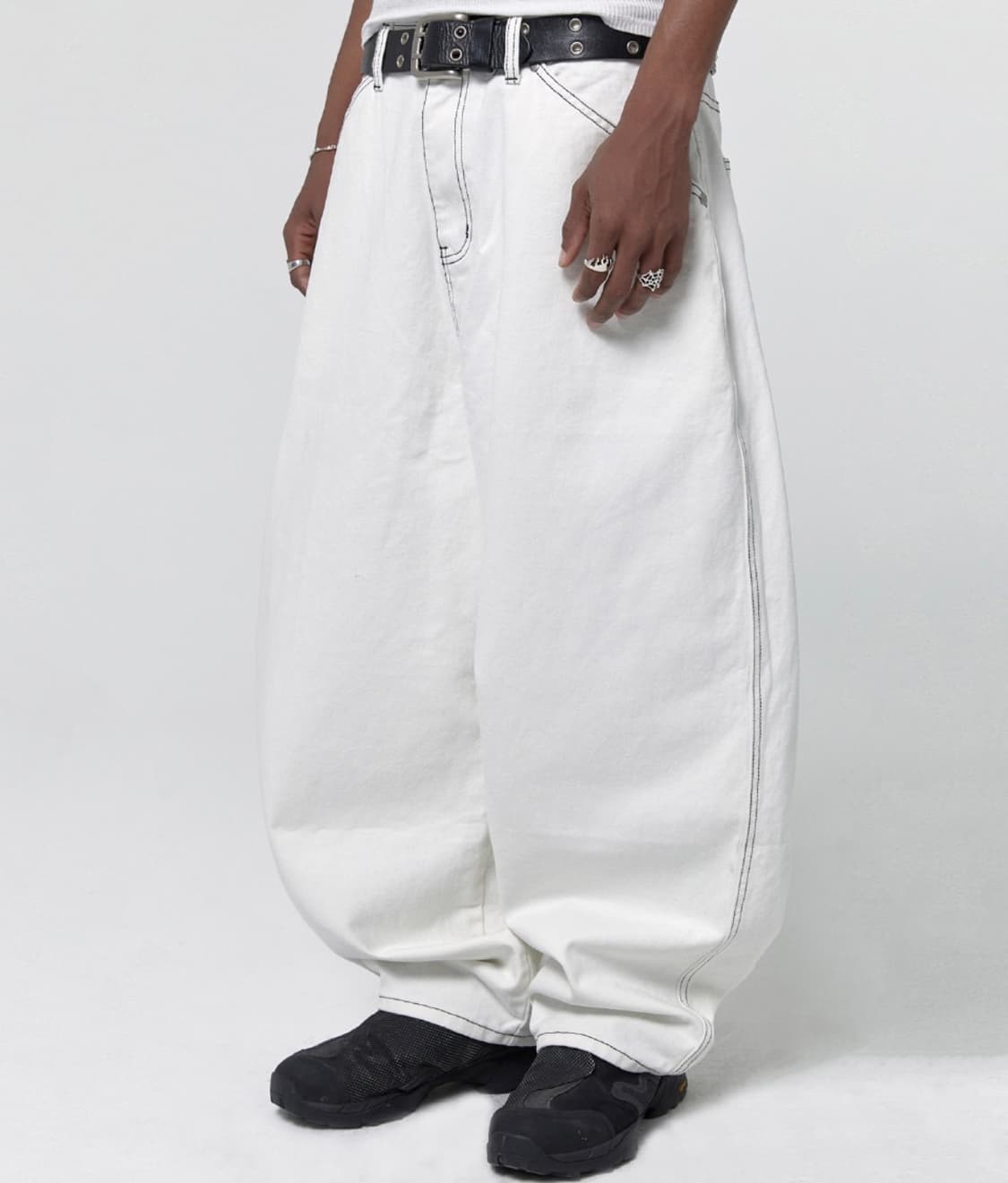 스웨이드 CONTOUR POCKET DENIM [WHITE] 상품이미지1