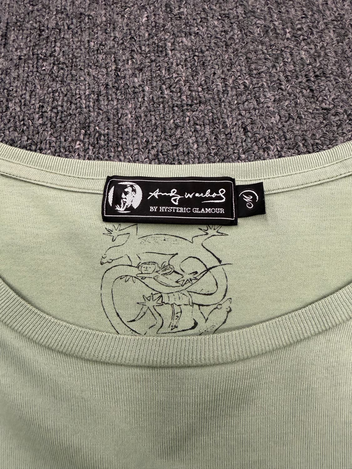 M) 히스테릭 글래머 빈티지 앤디워홀 프린팅 롱슬리브 상품이미지3