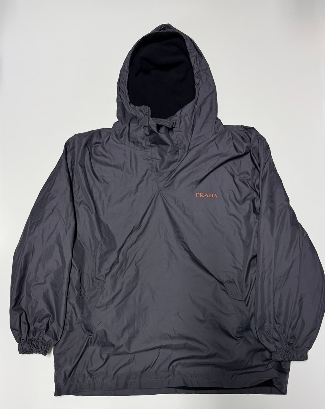프라다 리메이크 커스텀 바람막이 후드 아노락 자켓 2XL~XL 상품이미지1