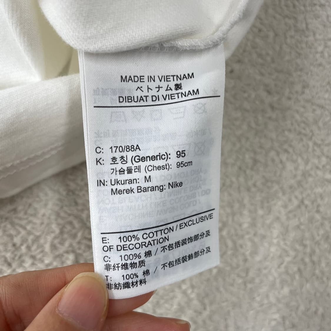 M 나이키 신형 에어 반팔티 95 상품이미지7