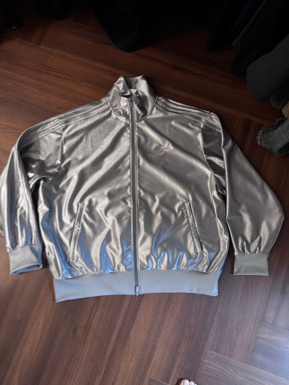 아디다스 파이어버드 트랙탑 실버 xl 상품이미지1