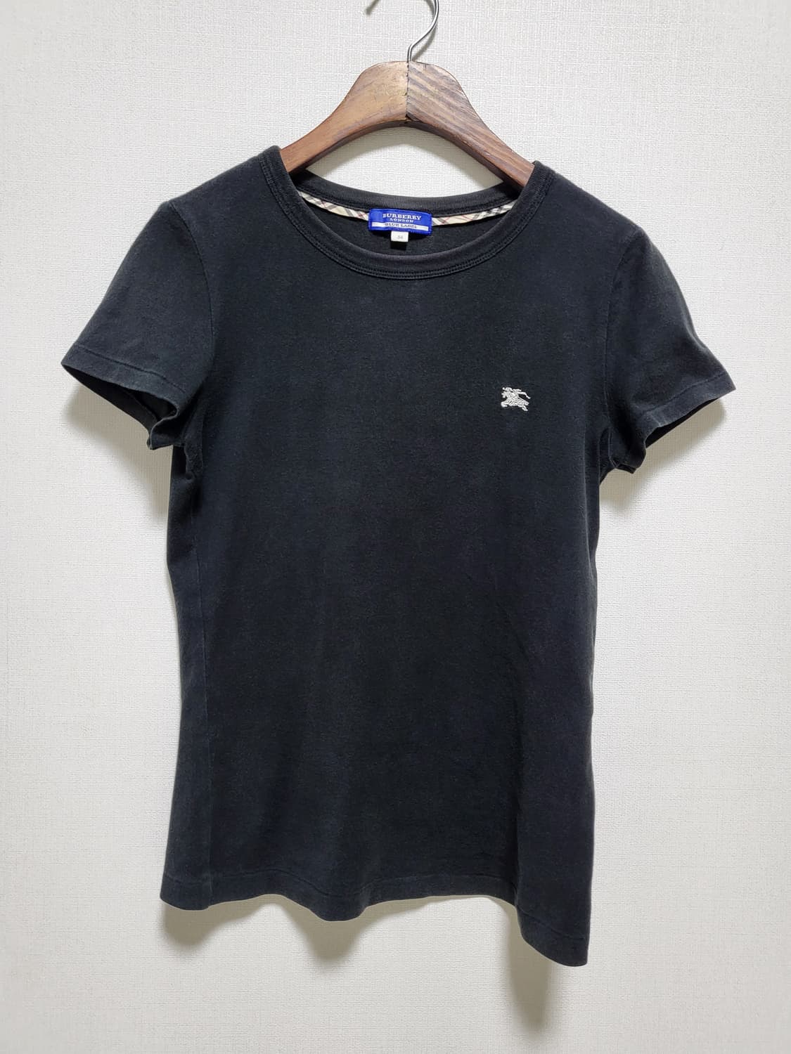 (일본내수용정품)블루라벨 블랙 반팔 티셔츠 38 55-날씬66일 상품이미지1