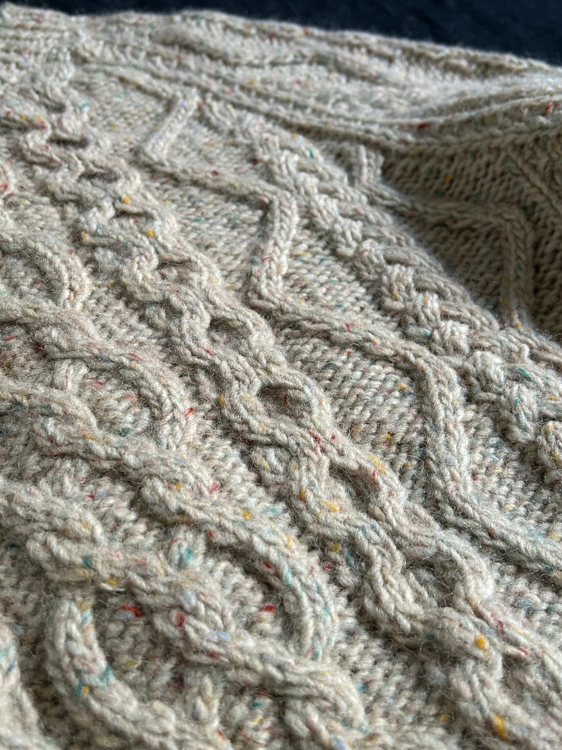 빈티지 도네갈 트위드 피셔맨 스웨터 상품이미지3