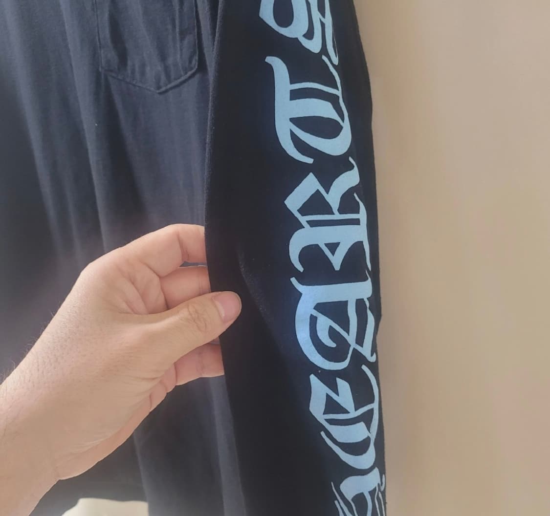 (3일만 판매) 크롬하츠 넥로고 롱슬리브 블랙 M 상품이미지5